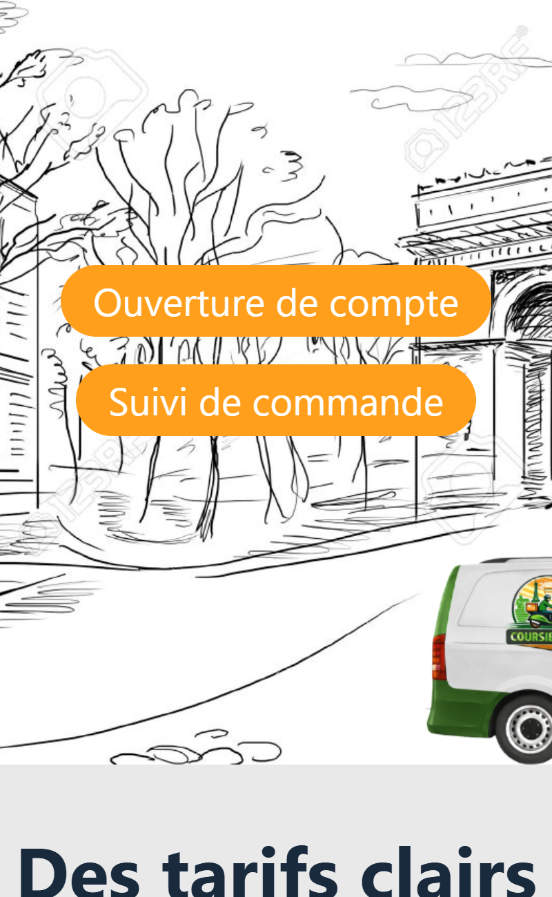 Coursier Paris mobile